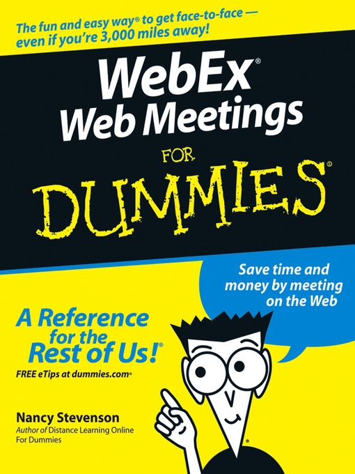 Cover image for WebEx Web Meetings For Dummies